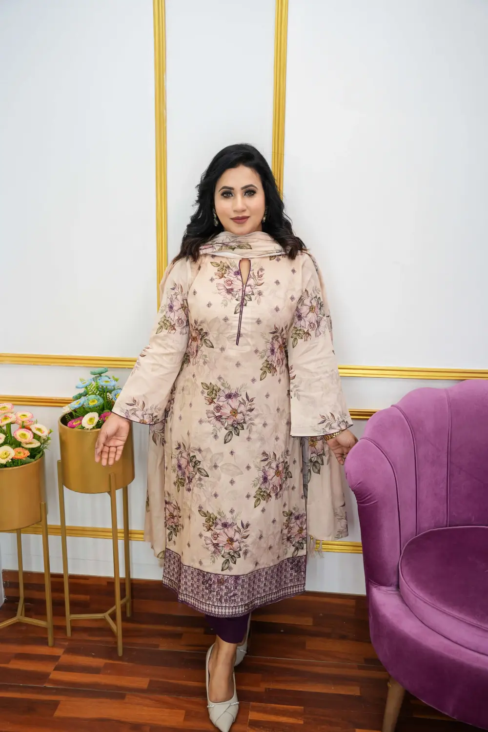 Pure Cotton Unstitched Three Piece Collection